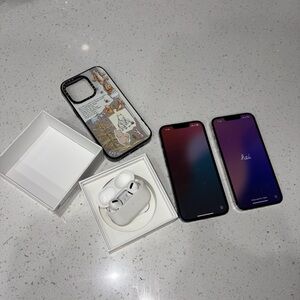 Apple iPhone Bundle: iPhone 13 Pro iPhone 13 Airpods Pro 2nd Gen Casetify Case